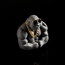 헤카테 머슬킹 차량용 석고방향제, 잉글리쉬페어&프리지아