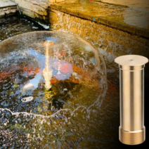 분수 노즐 동그란 우산분수 정원 연못 사이즈 분수대, 4포인트 내부 6포인트 외부 버섯 스프링클러