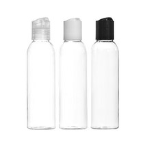 프레스캡 120ml 150ml 200ml 250ml 300ml 500ml 똑딱이캡 공병 화장품, 120ml 투명용기, 투명캡