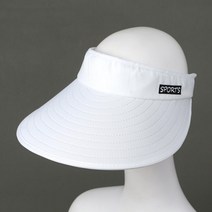 왕넓은챙 여성 여름골프모자 화이트 해변룩 이지캐주얼 스트릿룩 여행복장 휴양지룩