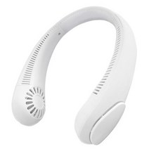 808 휴대용 넥밴드 목에거는 넥 목 선풍기 넥풍기 목풍기 목걸이형 AIR2, 화이트