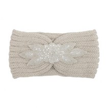 귀도리 여성 니트 머리띠 여성 겨울 따뜻한 크로 셰 뜨개질 머리 랩 넓은 탄성 머리 머리띠 액세서리 헤어