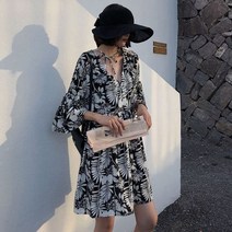 해외여행 플레어 러블리 플로럴 휴가 롱 꽃무늬 원피스 드레스 꽃 홀리데이 인 v 넥 트렌디 한 기질 캐주얼 제국 Vestidos