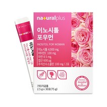 내츄럴플러스 콜린 미오이노시톨 4000mg 포우먼 6박스+쇼핑백 / 주석산수소 엽산 비타민