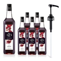 1883 1883 그레나딘(석류)시럽 6개 + 1883시럽펌프, 단품