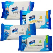 기름/화장실/잘닦이는/청소/찌든때/스카트/티슈/주방/물티슈/세정티슈 파라도매, 스카트 기름찌든때 세정티슈(캡형)30매
