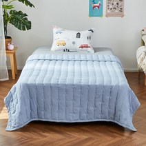 모던하우스분당점 마미허그 소프트워싱 퀼트 이불 겸 스프레드 150*200 블루 CZ0221033