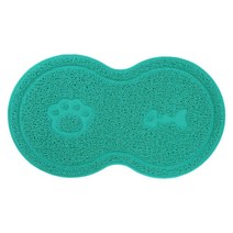 사막화방지 고양이 모래매트 청록 46x26 발털기판 털이매트 사막화매트