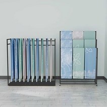 포장지거치대 필름지 벽지 원단 리본 거치 랙 걸이, 황금 3개의 층 150x35x180