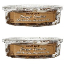Trader Joes Milk Chocolate Cookies 트레이더조 밀크 초콜릿 마카다미아 넛 쿠키 8oz(226g) 2팩, 226g, 2개