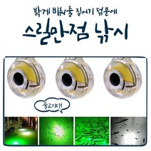 밤낚시 화이트LED 야간낚시용품 집어기, 단품