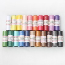손가락 보빈실 / 재봉 퀼트 재봉틀 퀼팅 색 펠트전용 실 부자재 만들기, 526(연하늘)