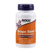 나우푸드 그레이프 씨드 100mg 베지 캡슐 비건, 100개입, 1개
