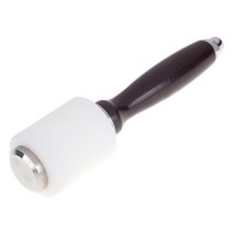 우드카빙키트 가죽 조각 망치 인쇄 도구 DIY 공예 펀치 절단 바느질 나일론 키트 나무 손잡이 190mm, 01 215mm