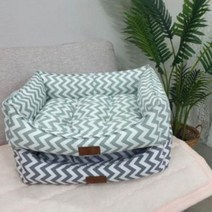 파밀리에 강아지방석 소형견 중형견 반려견 미끄럼방지 쿠션 2가지색상, 그레이