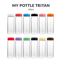 [국내생산] 어썸 마이보틀 트라이탄 물병 물통 보틀 350ml 500ml, 패트, 그린