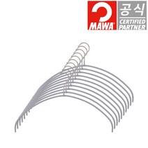 [마와] 독일 정품 옷걸이 이코노믹라이트 40PT 실버 블라우스용 가디건용 10개입, 10개, 상세 설명 참조