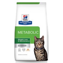 (당일출고) 힐스 캣 메타볼릭 1.5kg 고양이 metabolic 체중관리 처방식사료, 닭, 1개