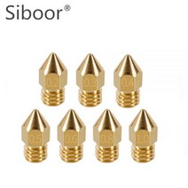 분무기 고익 고압 3D 프린터 MK8 노즐 세트 압출기 0.2mm 0.3mm 0.4mm 0.5mm 0.6mm 0.8mm 1.0mm Makerbot Creality CR10 Ende, 10pcs 1.0mm
