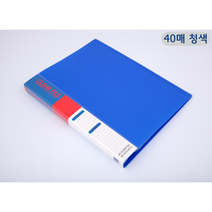 프로비즈 G&C 인덱스 클리어화일 A4 20매, 청색