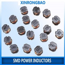 인덕터부품 20pcs smd 전원 인덕터 cd32 cd43 cd54 cd75 cd105 2.2uh 3.3uh 4.7uh 6.8uh 10uh 100uh 150uh 호환 지원, 2.2어