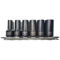 트위스트 소켓 무궁화 1/2 TOKU 볼트 너트 제거 풀기 회오리 복스알, 1/2인치 6PCS세트