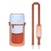 휴대용 용 텀블러 백 하프 갤런 물병 케이스 슬리브 야외 단열 커버 파우치 스트랩 핸드폰 홀더 병 가방