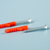 6미리 콘크리트칼블럭 앙카 적색 FD 6X35 타격앙카 칼브럭 칼부럭, 주먹드라이버