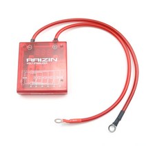 자동전압 조정기 전류 안정기 범용 자동차 트럭 연료 보호기 전압 안정기 레귤레이터 피벗 메가 RAIZIN 1Pc, 02 빨간