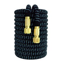 소방호스 농업용 배관 호스 새로운 정원 급수 경량 내마모성 확장 가능한 정원 고압 물총, 12, 호스, 17피트 확장 5m