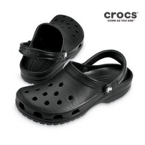 [크록스] 슬리퍼 CROCS 여성 샌들 LQS 10001-001 클래식 클로그 블랙