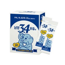 남양 3.4 우유맛 분말 스틱 x 60T (30T+30T) 라떼 커피 4T 추가증정, 30개+30개