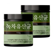 초담식품 녹차유산균 분말, 2개, 150g