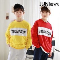 톰슨배색맨투맨 티셔츠