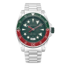 [구찌] YA136222 (‎663941 I1600 8512) 다이브 남성 메탈시계