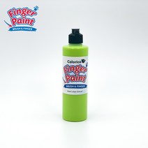 파스 핑거페인트 250ml 낱색 (13가지 색상 선택), 연두색