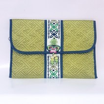 전통 꽃띠 자수 누비 미사보 통장지갑 파우치 주머니 부모님 외국인 단체 선물 기념품