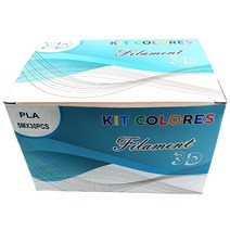 홍스마켓 PLA 1.75mm 5미터 필라멘트 펜형, 30개 랜덤색상 1박스