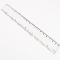 20CM 플라스틱 자 INCH 직선 제도 방안자 학용품 문구