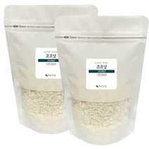 씹을수록 고소함이 가득한 건조 코코넛슬라이스, 200g(지퍼백), 2개, 200g