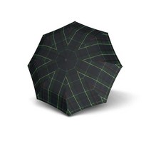 Knirps T.200 미디엄 듀오매틱 경량 방풍 8립 95cm 자동 개폐식 여행용 우산 95% 자외선 차단 체크 헌터 크닙스, Check Hunter