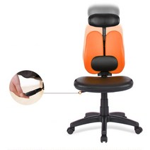 호쿠호니 개이밍의자 프로게이머 게임방 성인용 학생용 목받침 요추, 엔젤ZC 팔무 요추헤더형:인조가죽-핑크