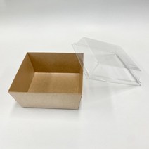 샌드위치 케이스 정사각 크라프트(대) 50세트, 대