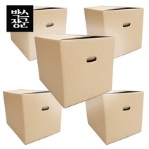튼튼 손잡이 착한택배 이사박스, 3번, BB골 540x390x400 5장, 1개
