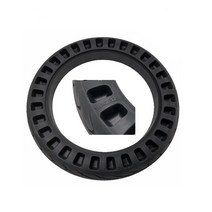 14 인치 솔리드 고무 타이어 14x2.125 57-254 접이식 전기 오토바이 전자 자전거 스쿠터용 허니콤 에어리스 부품, [01] 1pcs Hollow Tire