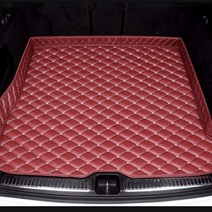 트렁크 매트 토레스 bmw 테슬라 아우디 Q5 2009-2018 2019-2022 용 맞춤형 자동차 트렁크 매트 차량 액세, 07 Wine Red_01 Q5 2009-2018