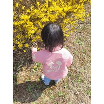 유아 아동 핑크 분홍 미키마우스 캐릭터 데님 자켓