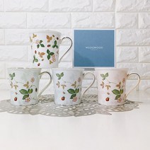 [WEDGWOOD] 웨지우드 스트로베리 파스텔 비커 머그컵 300ml 4종 택1 036264, 01.핑크 036277