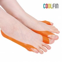 핫딜 발애 [발가락교정구/무지외반증/발교정/휜발/삐뚤어진발/변형된발/의료기기/발가락통증/발가락밴드](상세페이지 확인), 주황/L(250mm )