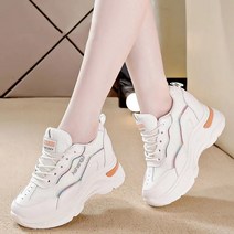 [PINK LITCHI]여성 패션 키높이 신발 웨지힐 운동화 Qq413LTT414SG06